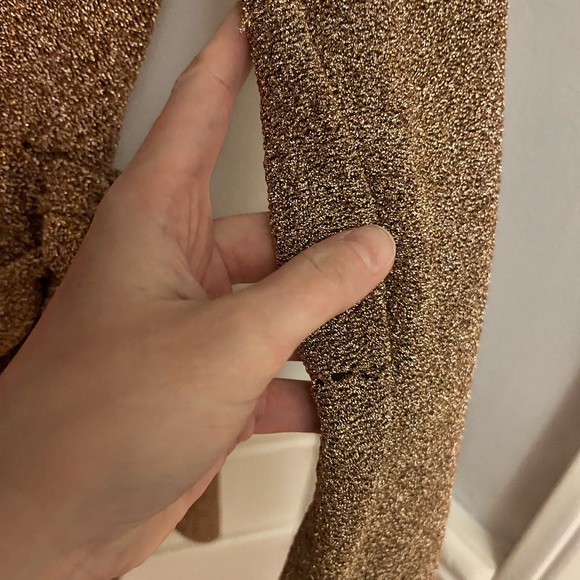 Show Me Your MuMu Gold Stage Skort Dress size S - Picture 4 of 4